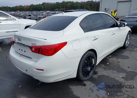 2015 Infiniti Q50 Premium z USA, uszkodzony, nr VIN JN1BV7AR4FM396034